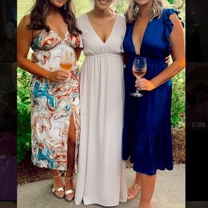 Show Me the Ring Crisp Emily Empire Maxi